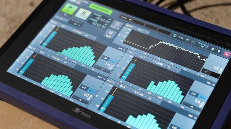RION社製騒音測定システム