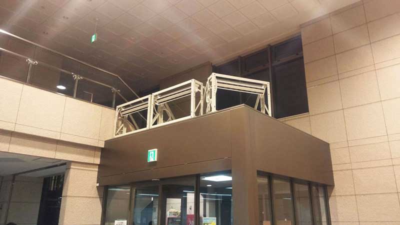 エアー搬送ファン特注鋼製架台