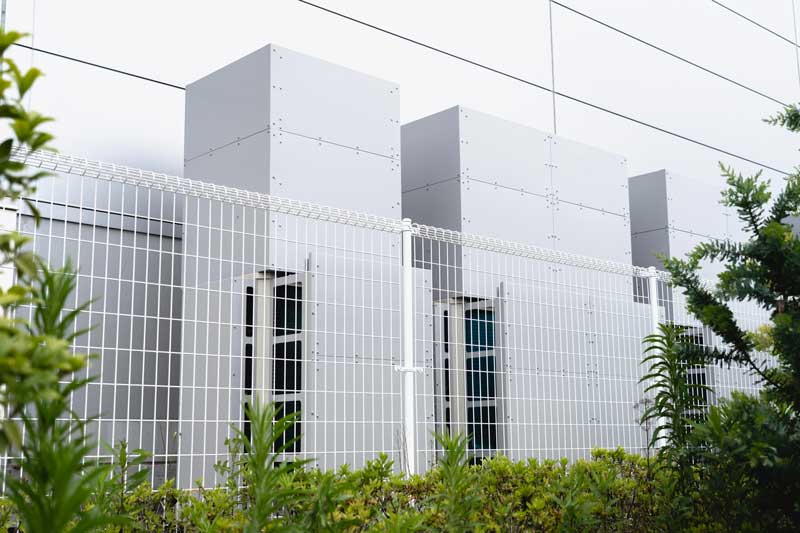 設備PAC室外機用-10dB仕様特注防音システム
