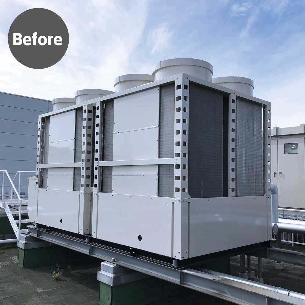 マトリクスアドバンス向け防雪フードbefore