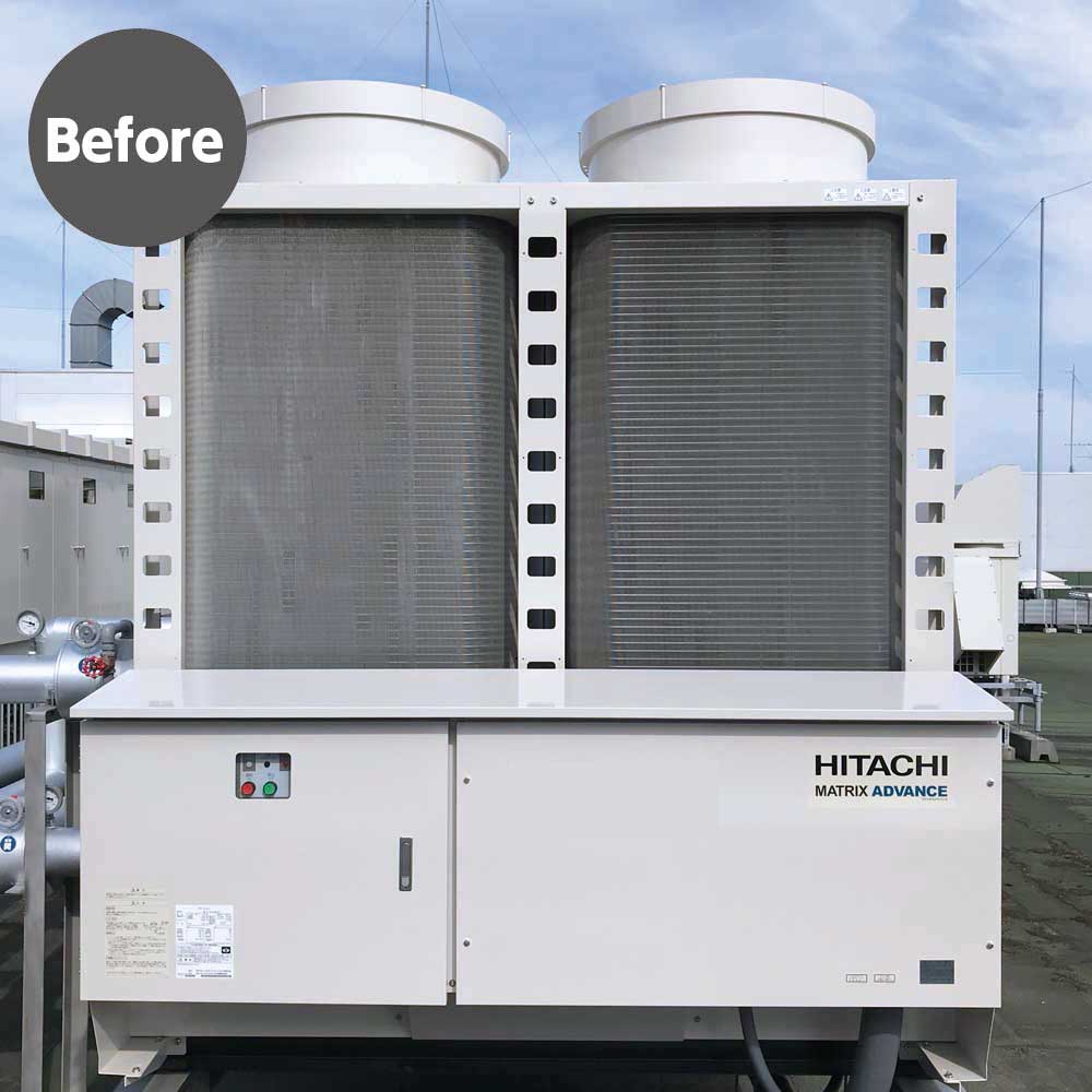 マトリクスアドバンス向け防雪フードbefore