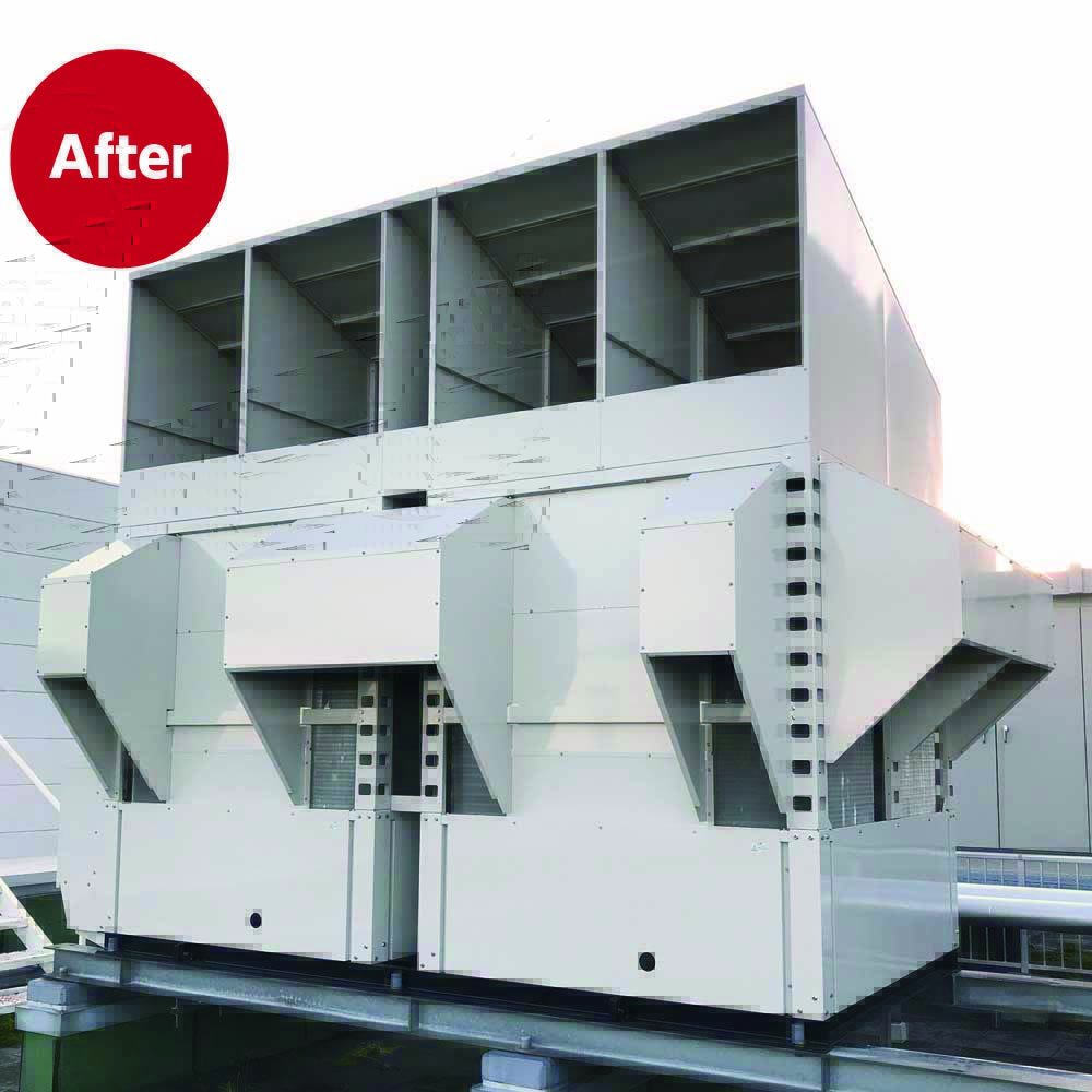 マトリクスアドバンス向け防雪フードafter