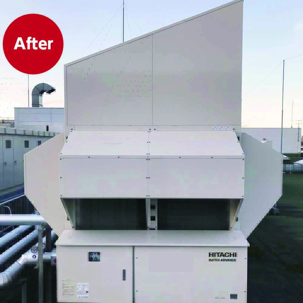 マトリクスアドバンス向け防雪フードafter